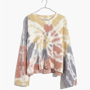 Madewell Tie-Dye Westford Pullover Sweater